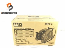 ☆未使用品☆ MAX マックス 11L 高圧 エアコンプレッサ AK-HH1270E3 黒/ブラック Bluetooth スマホで遠隔操作 83931_画像1