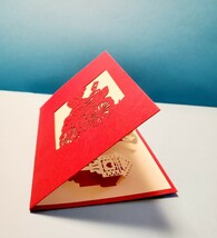 立体カード　HANAKO　飛び出すカード　レトロの郵便屋さん　多目的カード_画像3