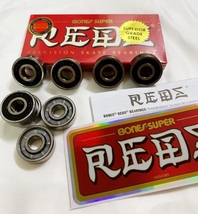 Bones Bearings ボーンズ ベアリング Bones Super REDS スーパーレッズ Wheels ウィール ホイール スケボー _画像4