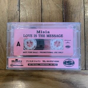 カセットテープ【 MISIA 】LOVE IS THE MESSAGE / ミーシャ / ラヴ・イズ・ザ・メッセージ / 見本 / サンプル / 非売品の画像2