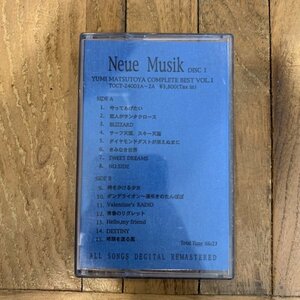 カセットテープ【松任谷由実；Neue Musik】ノイエ・ムジーク / ベスト / 見本 / サンプル / 非売品