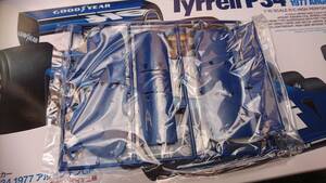 再版 タミヤ 1/10 電動ラジコン RCカー Tyrrell タイレル P34 6輪 リア ウイング Eパーツ 未開封 F103 シャーシ 