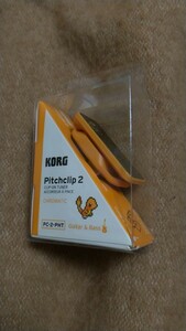 [ unopened ]KORG clip type tuner guitar / base for Pitchclip 2 pitch clip PC-2-PHT Pokemon hi lizard 