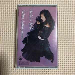 中山美穂　Hide'n' Seek 国内盤カセットテープ■■