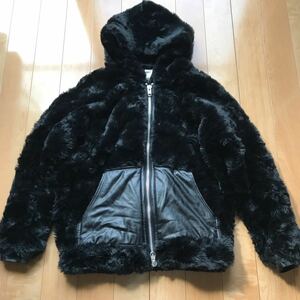 m Roo a fur jacket regular price 8925 jpy 138-6-28 lady's 99(F) black femi person mode MURUA