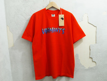 新品 22SS 定価10780円 RATS FLAME ON TEE Tシャツ ロゴ M オレンジ ORANGE ラッツ WAY OF LIFE F_画像1