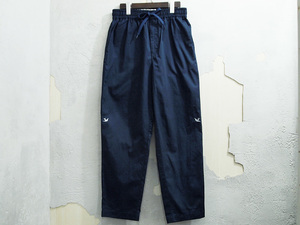 美品 GOD SELECTION XXX Dickies イージーパンツ ネイビー 紺 NAVY ロゴ ワッペン M ゴッドセレクション トリプルエックス ディッキーズ FT