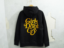 新品 Girls Don't Cry PORTER STAND SHINAGAWA STATION 限定 Logo Hoodie パーカー フーディー 黒 ブラック ガールズドントクライ F_画像1