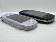 ジャンク品　PSP1000　本体　ブラック&PSP2000　本体　パープル　2台セット　　【231010-PSP】_画像3