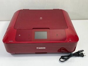 動作確認済　安心動作保証付　印字600枚以下　CANON MG7730　キャノン レッド　 無線LAN A4 コピー機　プリンター【H61780】