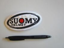 ビンテージ ヘルメット SUOMY スオーミー メーカー オートバイ バイク ロゴ ワッペン/ビンテージ 自動車 作業着 カスタム 102_画像5
