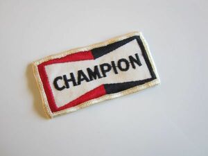 ビンテージ CHAMPION チャンピオン プラグ レーシングチーム メーカー ワッペン/自動車 F1 レーシング 整備 作業着 102