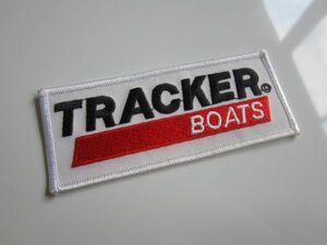 ビンテージ TRACKER BOATS トラッカー ボート ワッペン/自動車 バイク アメカジ 古着 パーツ モーター系 カスタム エンジン 87