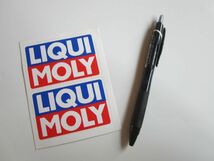 LIQUI MOLY リキモリ オイル メーカー ステッカー/デカール 自動車 バイク オートバイ レーシング F1 スポンサー S93_画像5