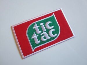 tic tac チックタック お菓子 ワッペン/自動車 バイク フェラーリ レーシング F1 スポンサー ② 228