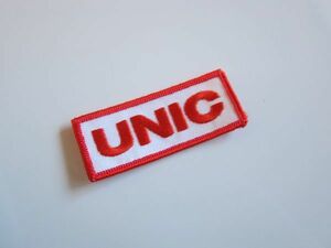 UNIC ユニック クレーン 工事車両 建設 日本 企業 ロゴ ワッペン/ 刺繍 自動車 バイク カー用品 整備 作業着 カスタム ① 228