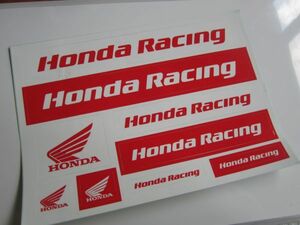 【大きめ】HONDA Racing ホンダ レーシング ウィングマーク ステッカー/デカール 自動車 オートバイ バイク レーシング F1 SB02