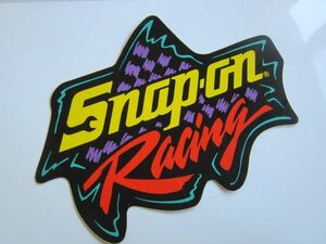 [ largish ]Snap on Racing Snap-on racing tool gasoline America Manufacturers sticker / decal automobile bike racing SB08