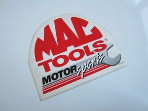 【大きめ】MAC TOOLS MOTOR SPORTS マックツールズ モータスポーツ 工具 ステッカー/デカール 自動車 バイク オートバイ レーシング SB08