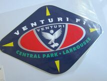 【大きめ】VENTURI F１ CEVTRAL PARK LARROUSSE ベンチュリ ラルース F1 ステッカー/デカール 自動車 バイク オートバイ レーシング SB08_画像2