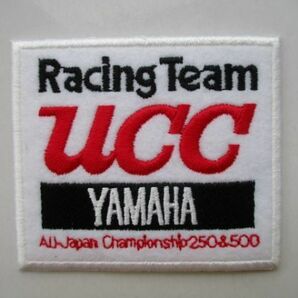 RACING TEAM YAMAHA UCC ヤマハ UCCレーシング チーム ワッペン/自動車 バイク オートバイ スポンサー Z02の画像3