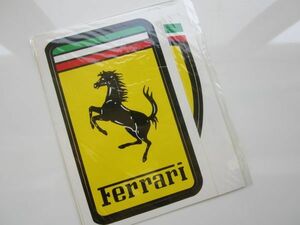 【2枚入り】フェラーリ Ferrari エンブレム MAGNETIMARELLI マニエッティ・マレリ ステッカー/デカール 自動車 バイク レーシング SZ01