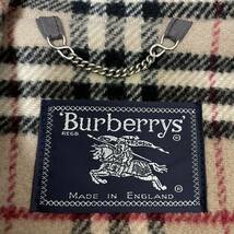 【漂う英国調】バーバリー Burberry ノバチェック スペシャリティー ダッフルコート ロングコート ベージュ サイズL相当 メンズ_画像7