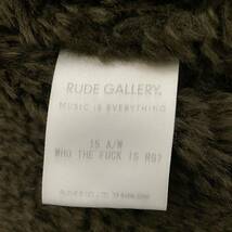 美品『ルードギャラリー RUDE GALLERY』ウール デッキジャケット N-1 ブルゾン　ネイビー　4サイズ(L位)_画像8