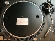 【1円】Technics テクニクス SL-1200MK3 ターンテーブル_画像2