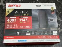 【開封/未使用】BUFFALO バッファロー AirStation WSR-6000AX8-MB / Wi-F-ルーター 無線LAN_画像1
