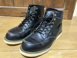 REDWING 四角犬タグ 8179 8. 1/2 E ブラック 黒 アイリッシュセッター Made In USA 