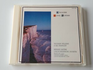 ヴォーン・ウィリアムズ Vaughan-Williams/ 海の交響曲 A Sea Symphony/ ハイティンク指揮 B.Haitink CD EMI TOCE6416 90年盤,LONDONフィル