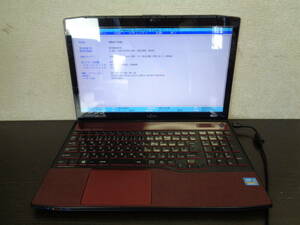 FUJITSU LIFEBOOK AH77/K FMVA77KRG Win8/i7-3632QM/メモリなし Bios表示OK ジャンク品 部品どりに 管理N291