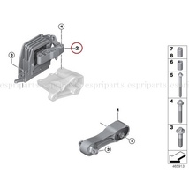 BMW MINI ミニ F57 コンバーチブル ワン クーパー クーパーD Cooper エンジンマウント 右上 22116875628 22118835564 新品_画像3