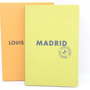 IT4U2N85LRU4 即決 本物 新品 未使用 LOUIS VUITTON ルイヴィトン MADRID CITY GUIDE ガイドブック 本 英字 コレクション