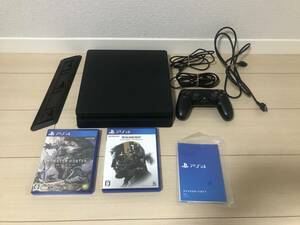 ★【中古】PlayStation 4　本体　PS４　メタルギアソリッド５　モンスターハンターワールド