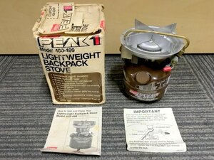 【動作未確認】Coleman PEAK1 400 STOVE ストーブ コールマン 1円~　S2821