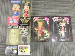 FUNKO Wacky Wobbler BETTY BOOP ベティブープ FELIX THE CAT フェリックス CASPER キャスパー バブルヘッド 他 6個セット 1円~　S2886