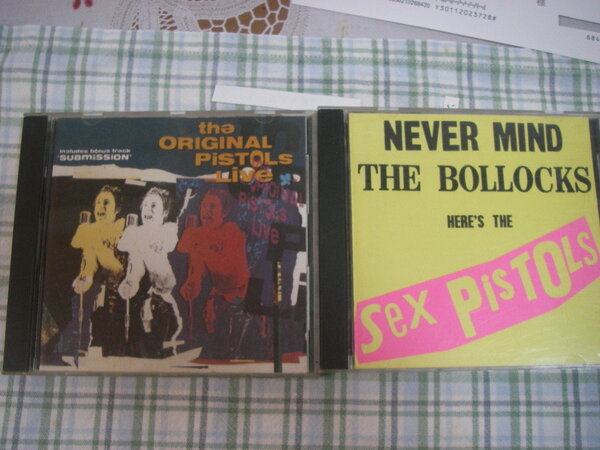 セックス・ピストルズ ,Never　Mind The Bollocks , the original pistols Live 、SID　VICIOUS　SID SINGS　中古CD ３枚