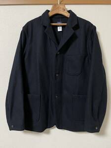 postoveralls ポストオーバーオールズ OK Rider 2 wool melton navy sizeM 日本製