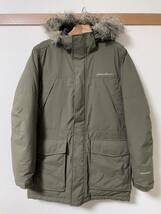 Eddie Bauer エディバウアー ファー付きダウンコート カーキ sizeS_画像1