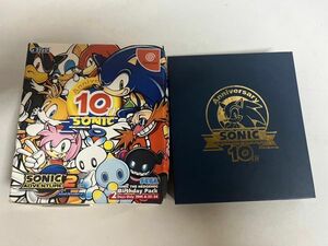 12A88 ドリームキャスト SONIC ソニックザヘッジホッグ バースデーパック ソフト無しゴールドディスクゴールドメダル ヒストリーブックのみ