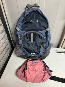 12C60 mont－bell モンベル GALENA PACK 30 バッグパック AIGLE ウエストバッグ セット