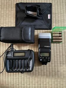 GODOX ソニー用 TT350デジタルカメラフラッシュ 充電器電池セット