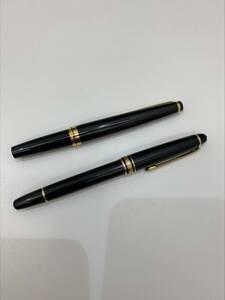 #1622 Mont Blanc モンブラン MEISTER STUCK マイスターシュテュック PILOT パイロット Elite エリート 万年筆 2個セット ペン先14K