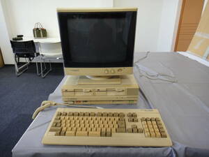 希少　PC-KD862モニター　PC-8801FHキーボード　カラーディスプレー　ブラウン管　NEC　日本電気　　