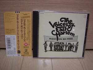 CD[SOUL] 帯 VOICES OF EAST HARLEM RIGHT ON BE FREE ヴォイセズ・オブ・イースト・ハーレム ライト・オン・ビー・フリー