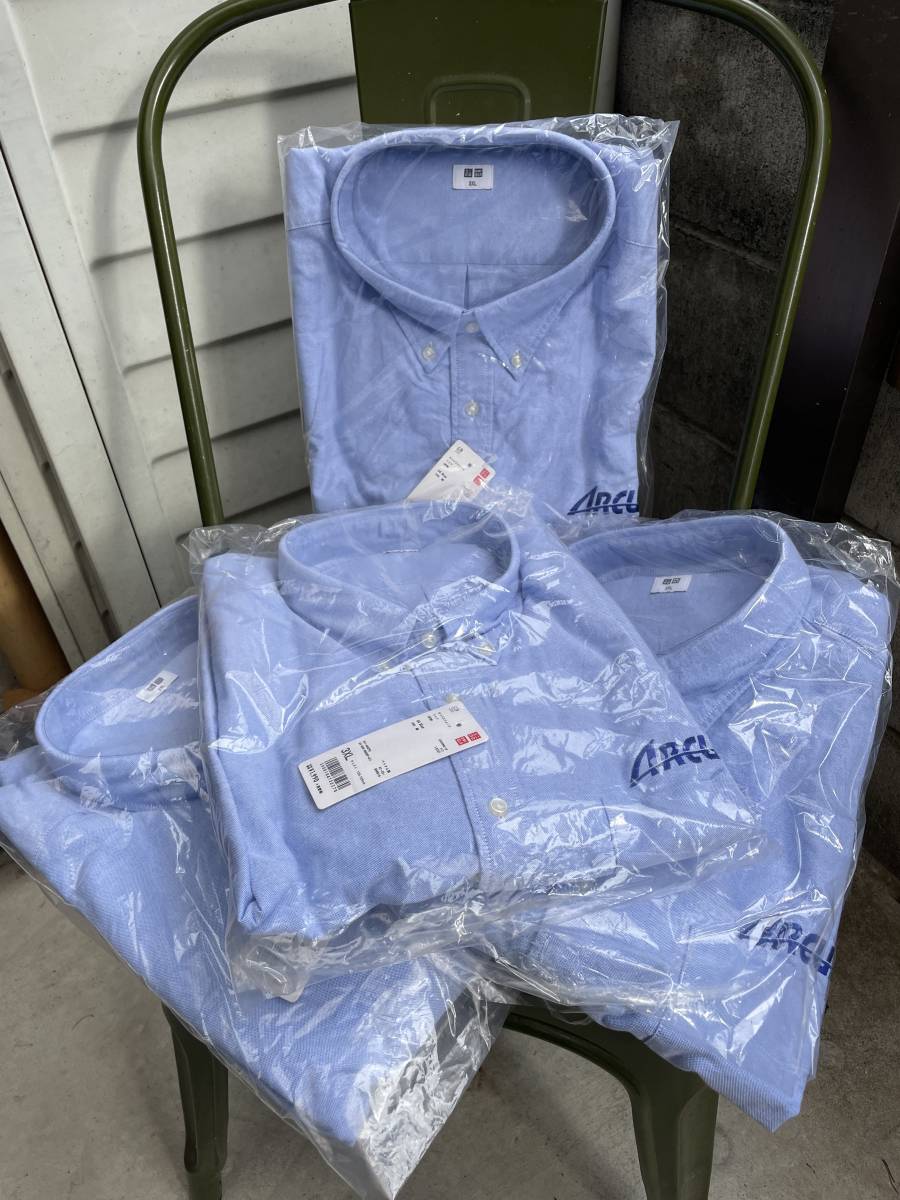 未使用４枚セットオックスフォード100%綿シャツビジネスからプライベートまで1s