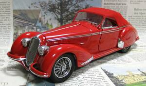 * ultra rare out of print * Franklin Mint *1/24*1937 Alfa Romeo 2900B red 