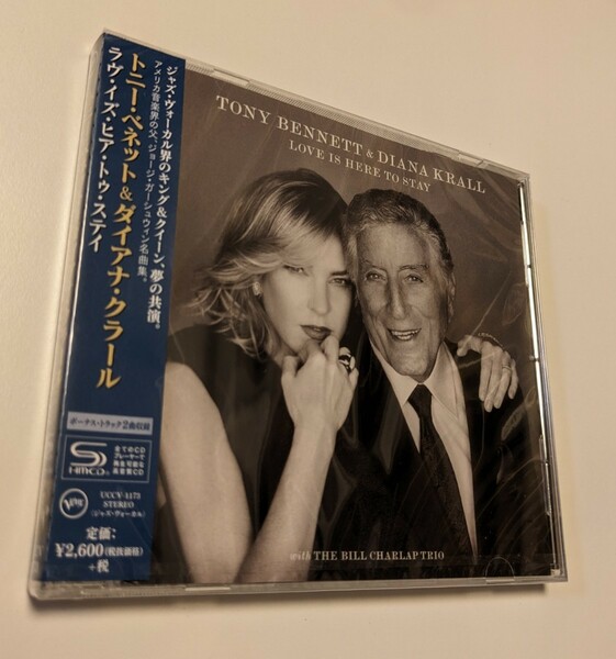 M 匿名配送　国内盤　CD トニー・ベネット&ダイアナ・クラール ラヴ・イズ・ヒア・トゥ・ステイ 4988031294611